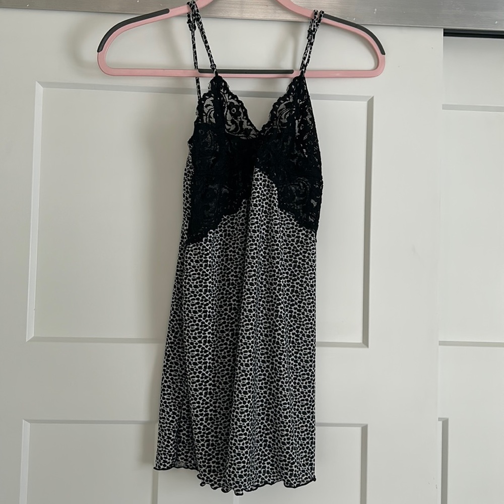 Animal print slip/lingerie